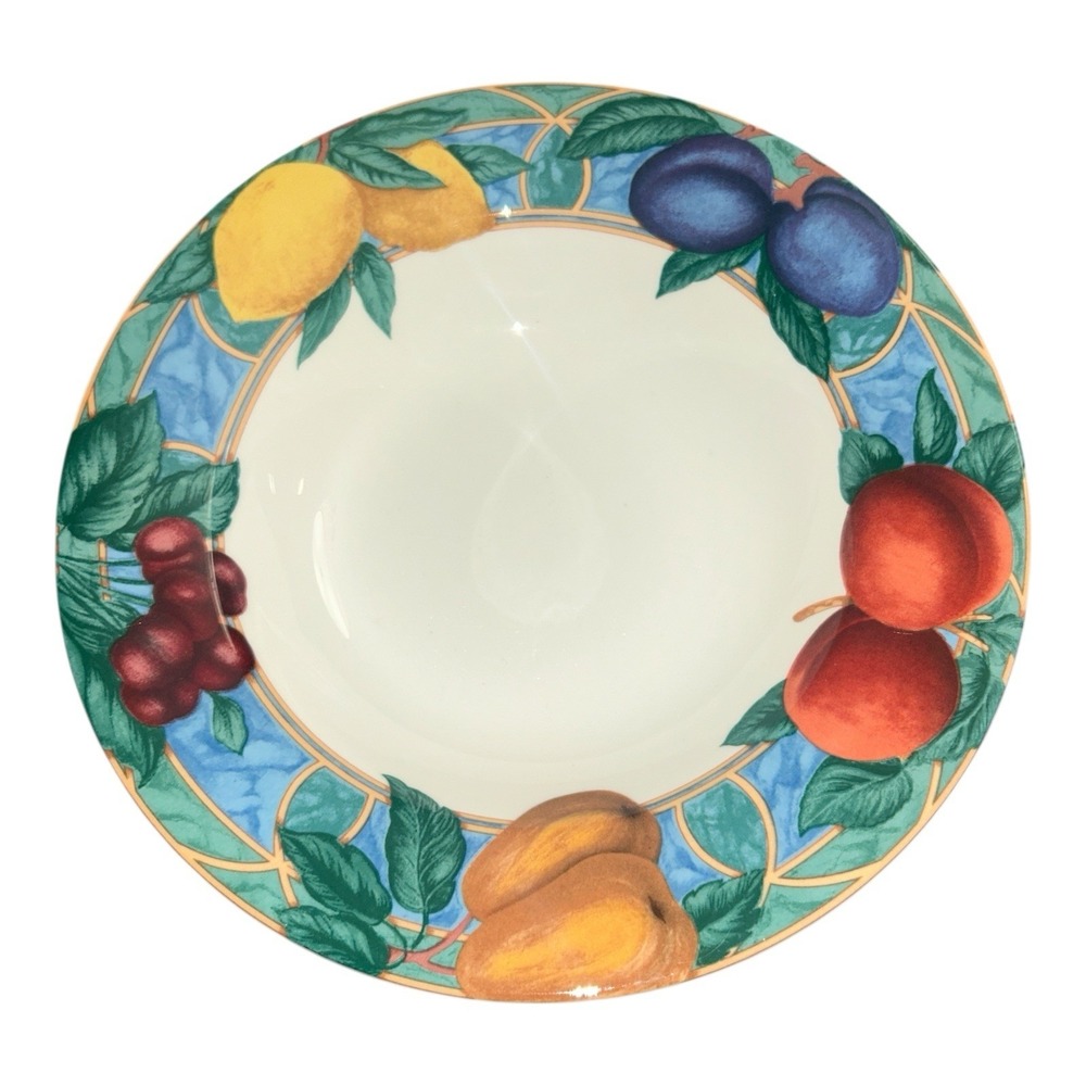 Victoria & Beale Forbidden Fruit Pasta Bowls Set of 5 Rim Soup Bowls